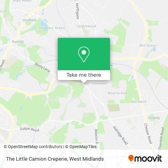 The Little Camion Creperie map