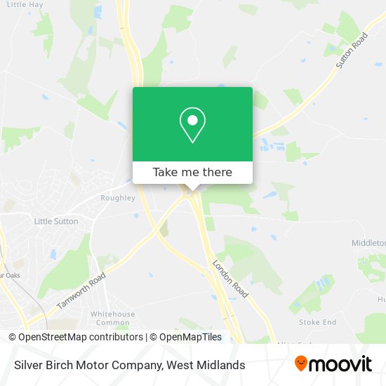 Silver Birch Motor Company map