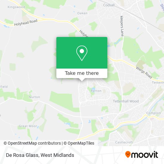 De Rosa Glass map