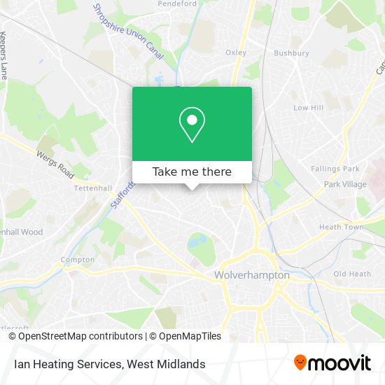 Ian Heating Services map