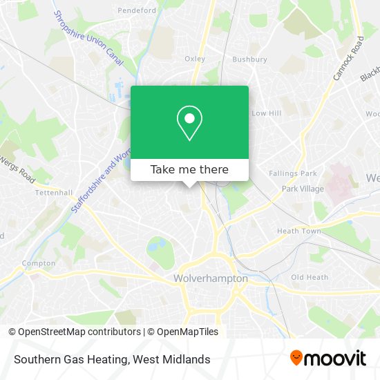 Southern Gas Heating map