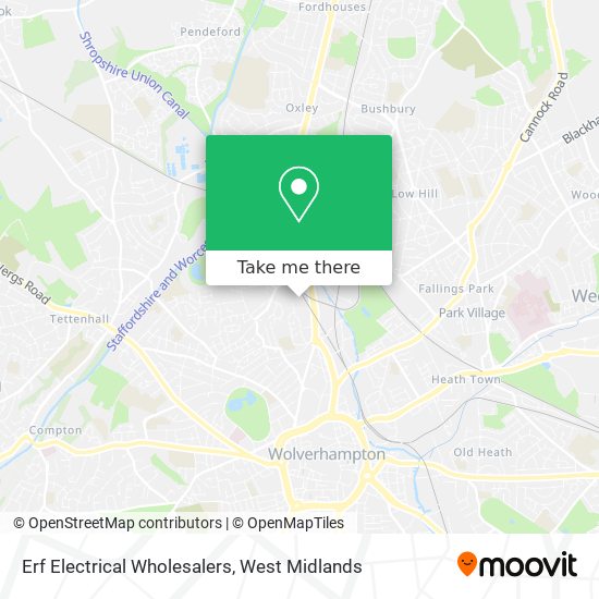 Erf Electrical Wholesalers map