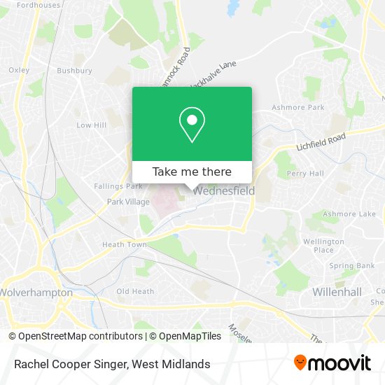 Rachel Cooper Singer map