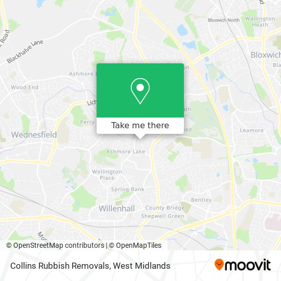 Collins Rubbish Removals map