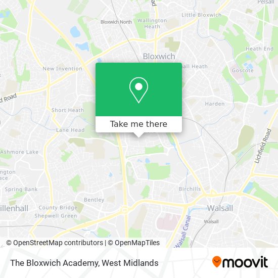 The Bloxwich Academy map