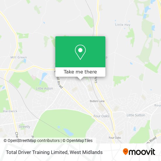 Total Driver Training Limited map