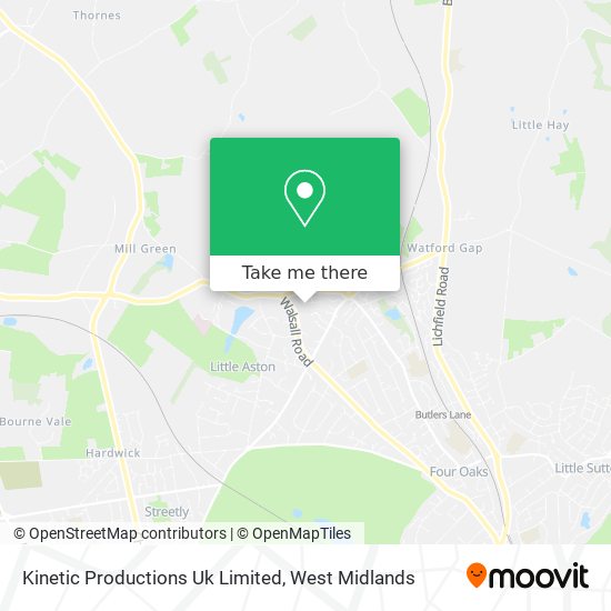 Kinetic Productions Uk Limited map