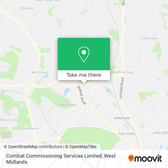 Combat Commissioning Services Limited map