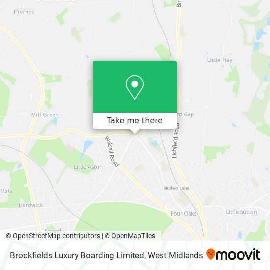 Brookfields Luxury Boarding Limited map