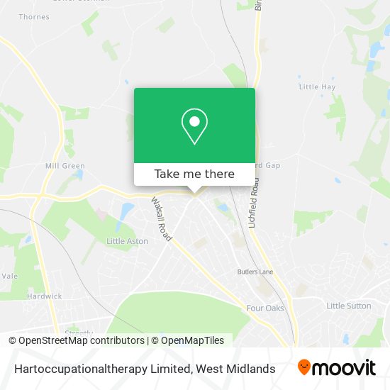 Hartoccupationaltherapy Limited map