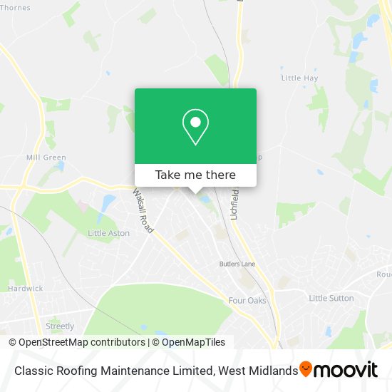Classic Roofing Maintenance Limited map