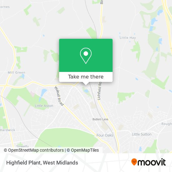 Highfield Plant map