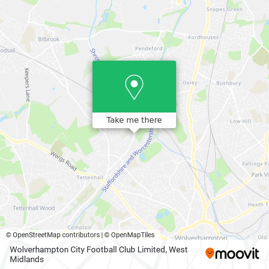 Wolverhampton City Football Club Limited map