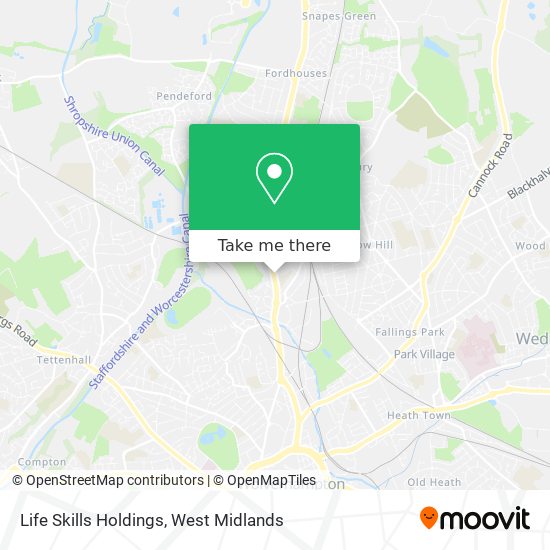Life Skills Holdings map