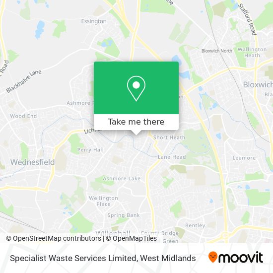 Specialist Waste Services Limited map