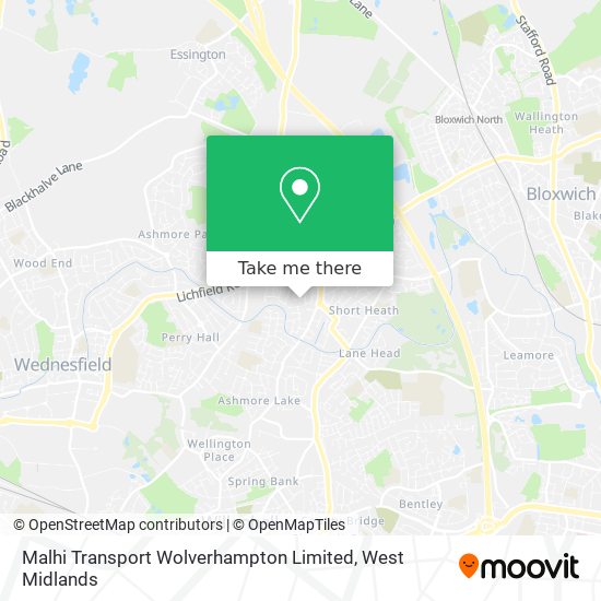 Malhi Transport Wolverhampton Limited map