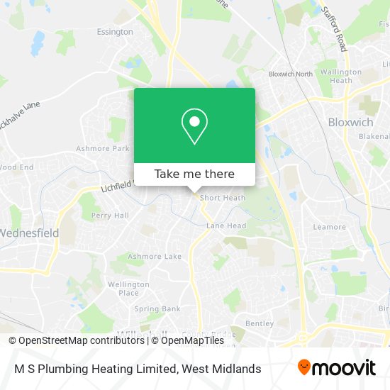 M S Plumbing Heating Limited map