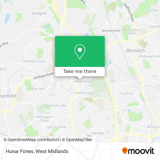 Hunar Fones map