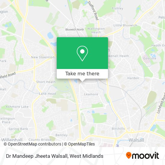 Dr Mandeep Jheeta Walsall map