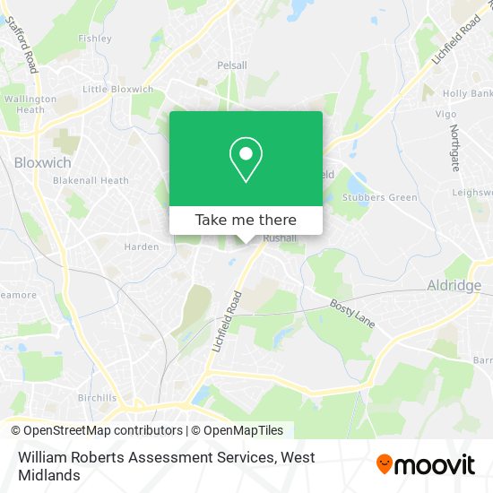 William Roberts Assessment Services map