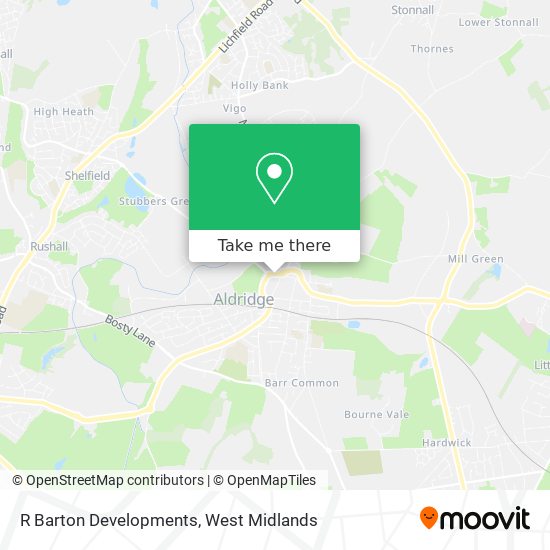 R Barton Developments map