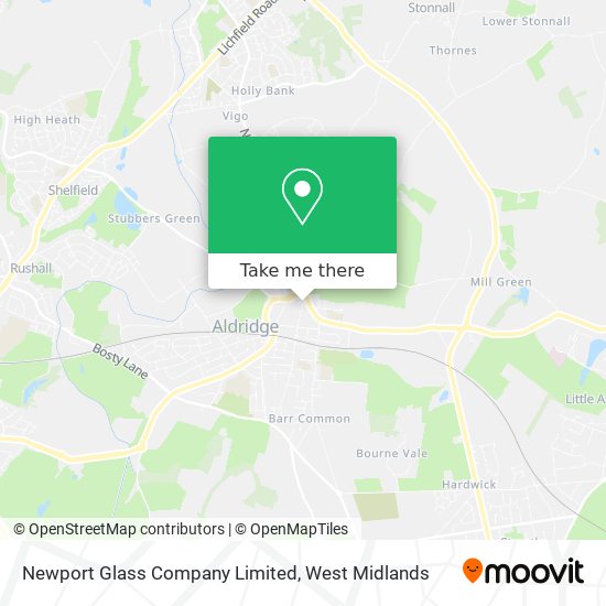 Newport Glass Company Limited map