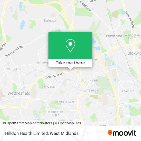 Hilldon Health Limited map