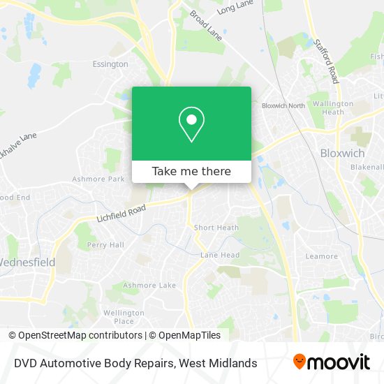 DVD Automotive Body Repairs map