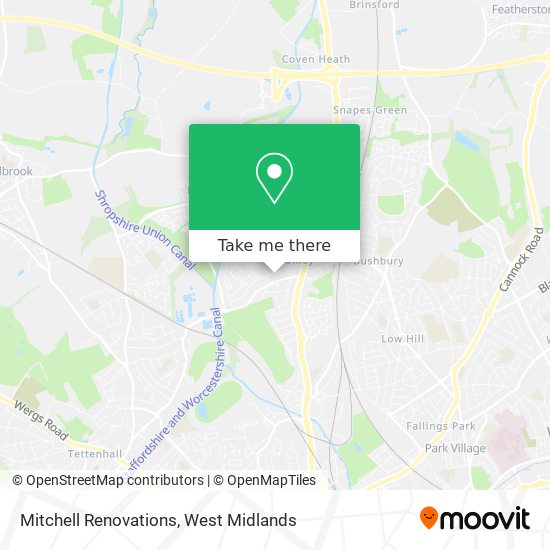 Mitchell Renovations map