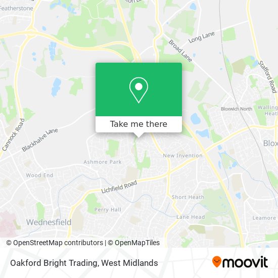 Oakford Bright Trading map