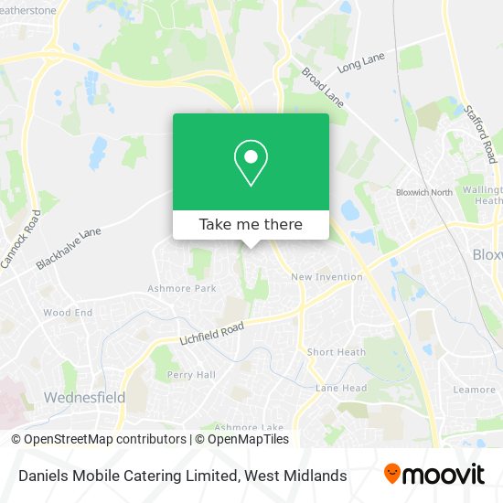 Daniels Mobile Catering Limited map