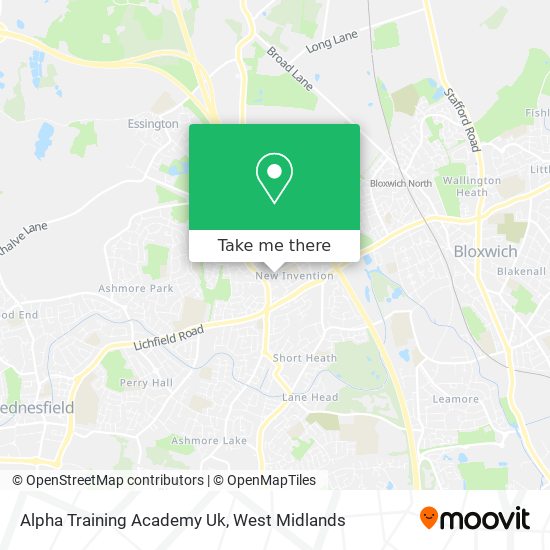 Alpha Training Academy Uk map