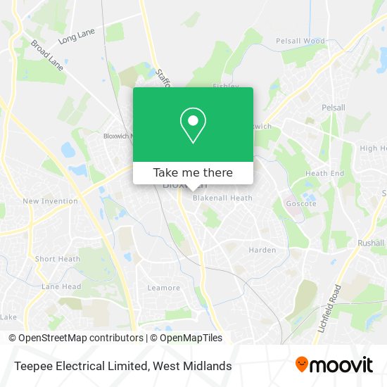 Teepee Electrical Limited map