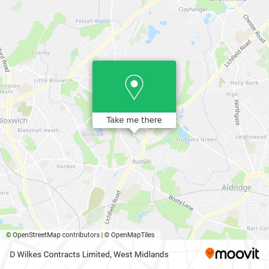 D Wilkes Contracts Limited map