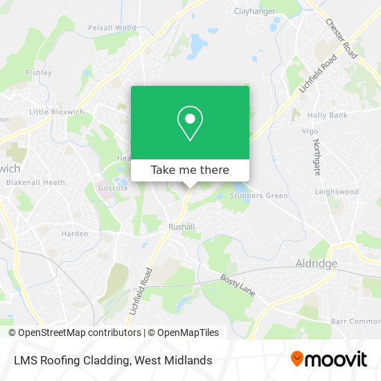 LMS Roofing Cladding map