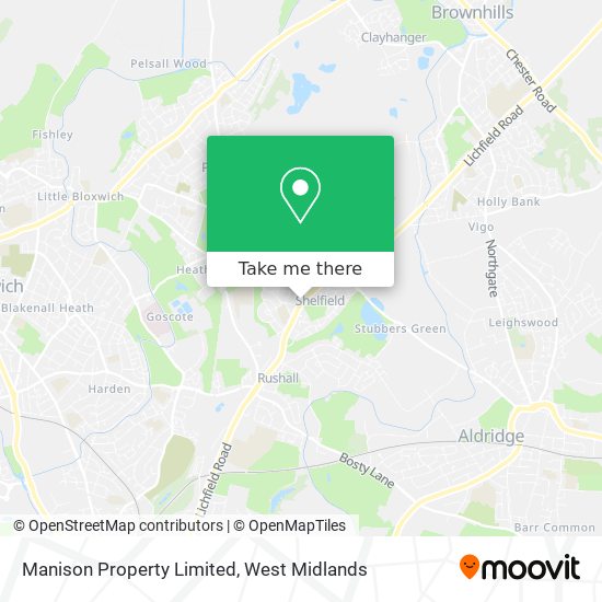 Manison Property Limited map