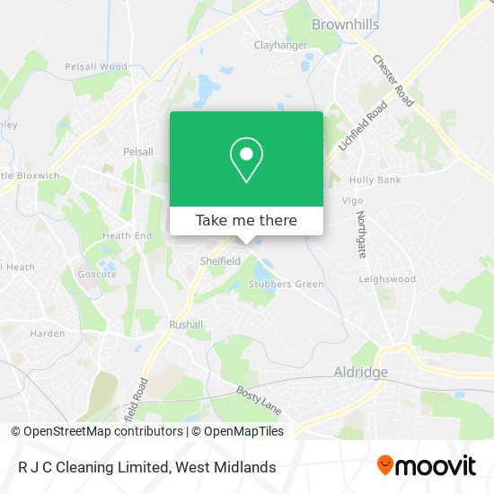 R J C Cleaning Limited map
