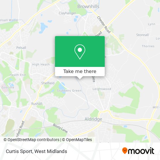 Curtis Sport map