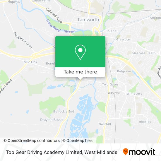 Top Gear Driving Academy Limited map