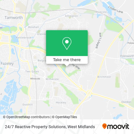 24 / 7 Reactive Property Solutions map