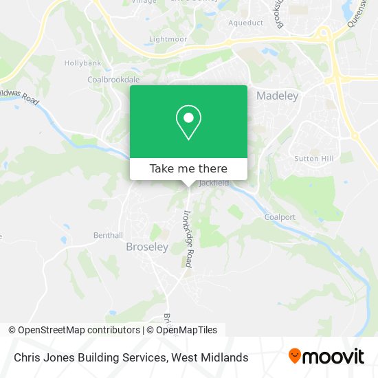 Chris Jones Building Services map