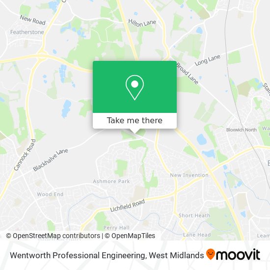 Wentworth Professional Engineering map
