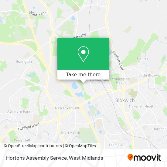 Hortons Assembly Service map