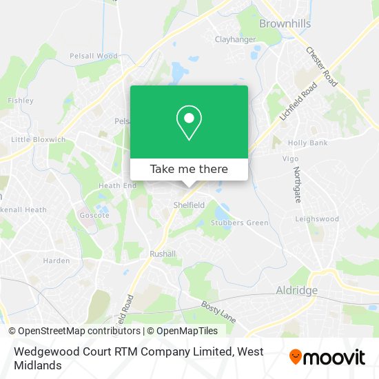 Wedgewood Court RTM Company Limited map