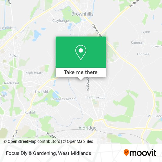 Focus Diy & Gardening map
