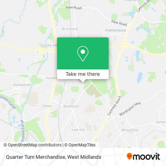 Quarter Turn Merchandise map