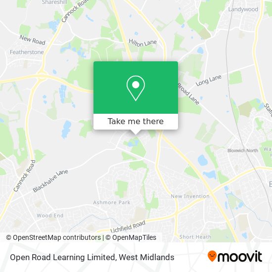 Open Road Learning Limited map