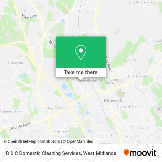 B & C Domestic Cleaning Services map