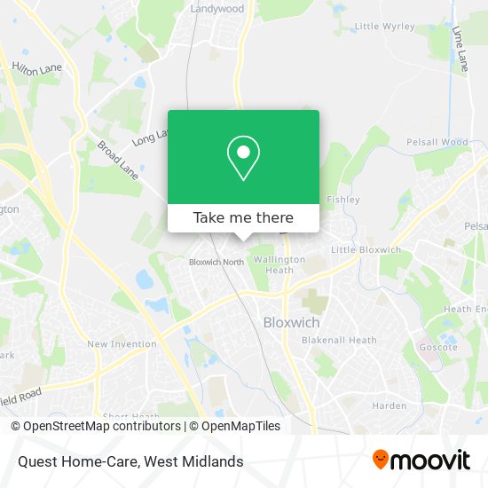 Quest Home-Care map