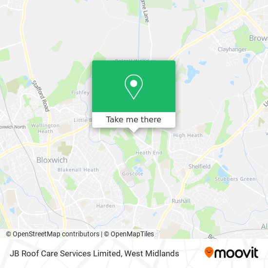 JB Roof Care Services Limited map